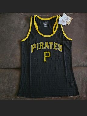MLB Campus Lifestyle Pittsburgh Pirates Womens Tank Top Size Small
